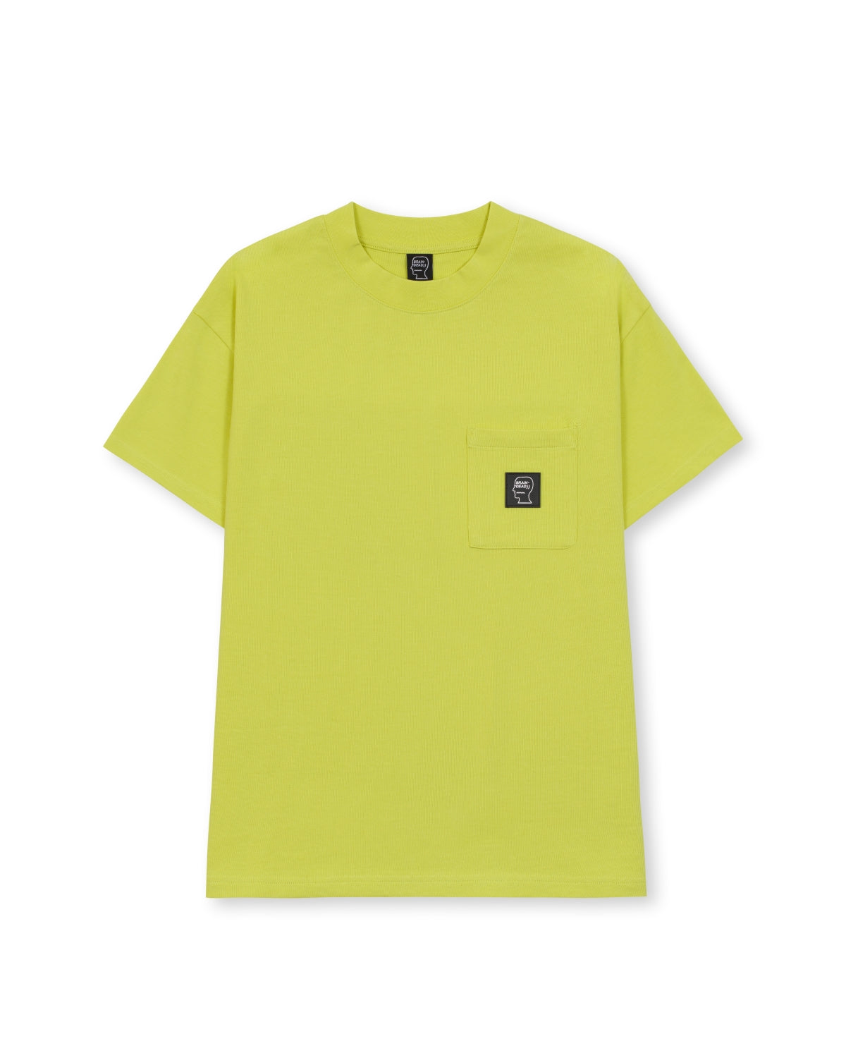 Heavyweight Jersey Mockneck Pocket Shirt W/ PVC - Yellow 1