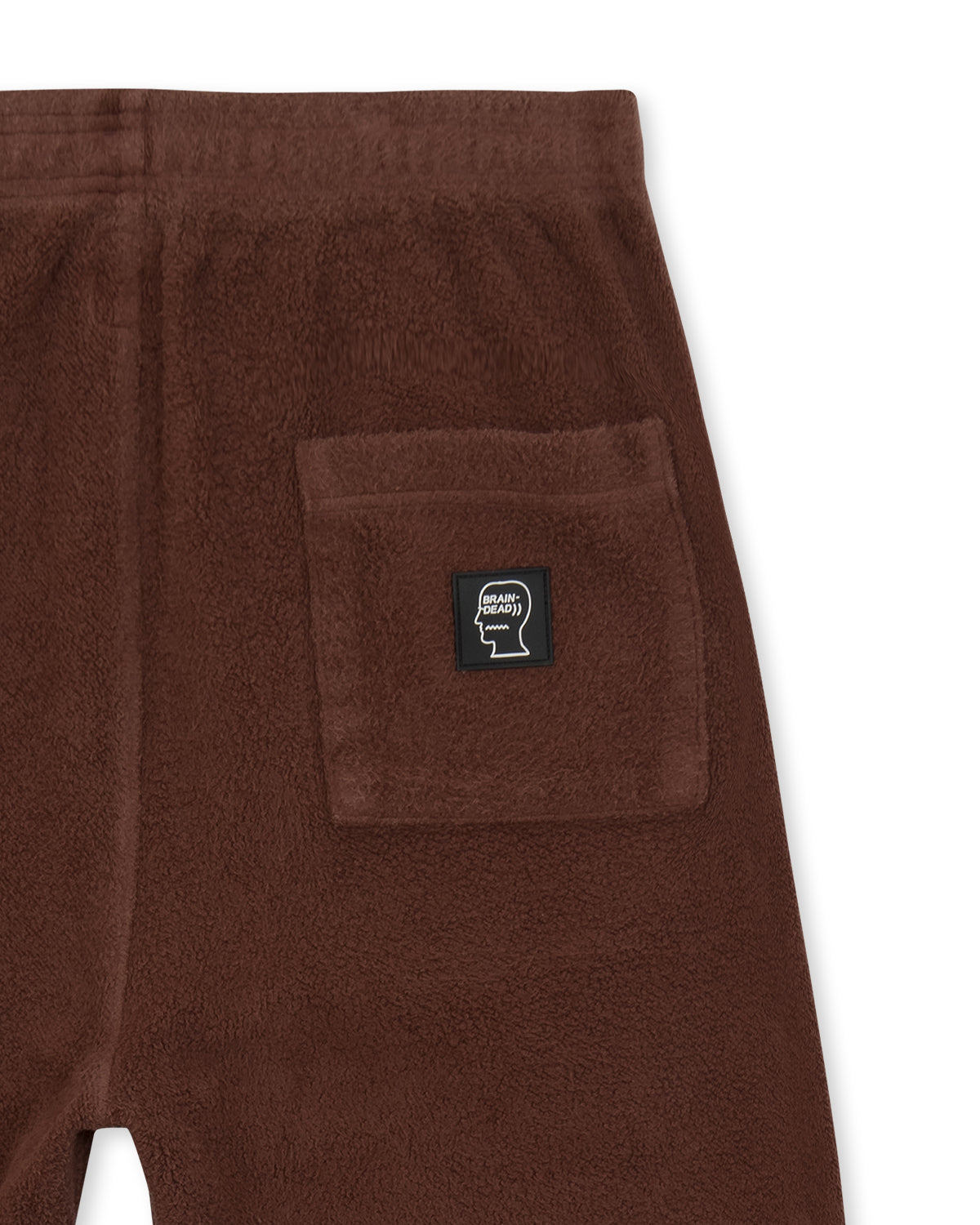 Reverse Fleece Sweatpant W/ PVC - Chocolate 3