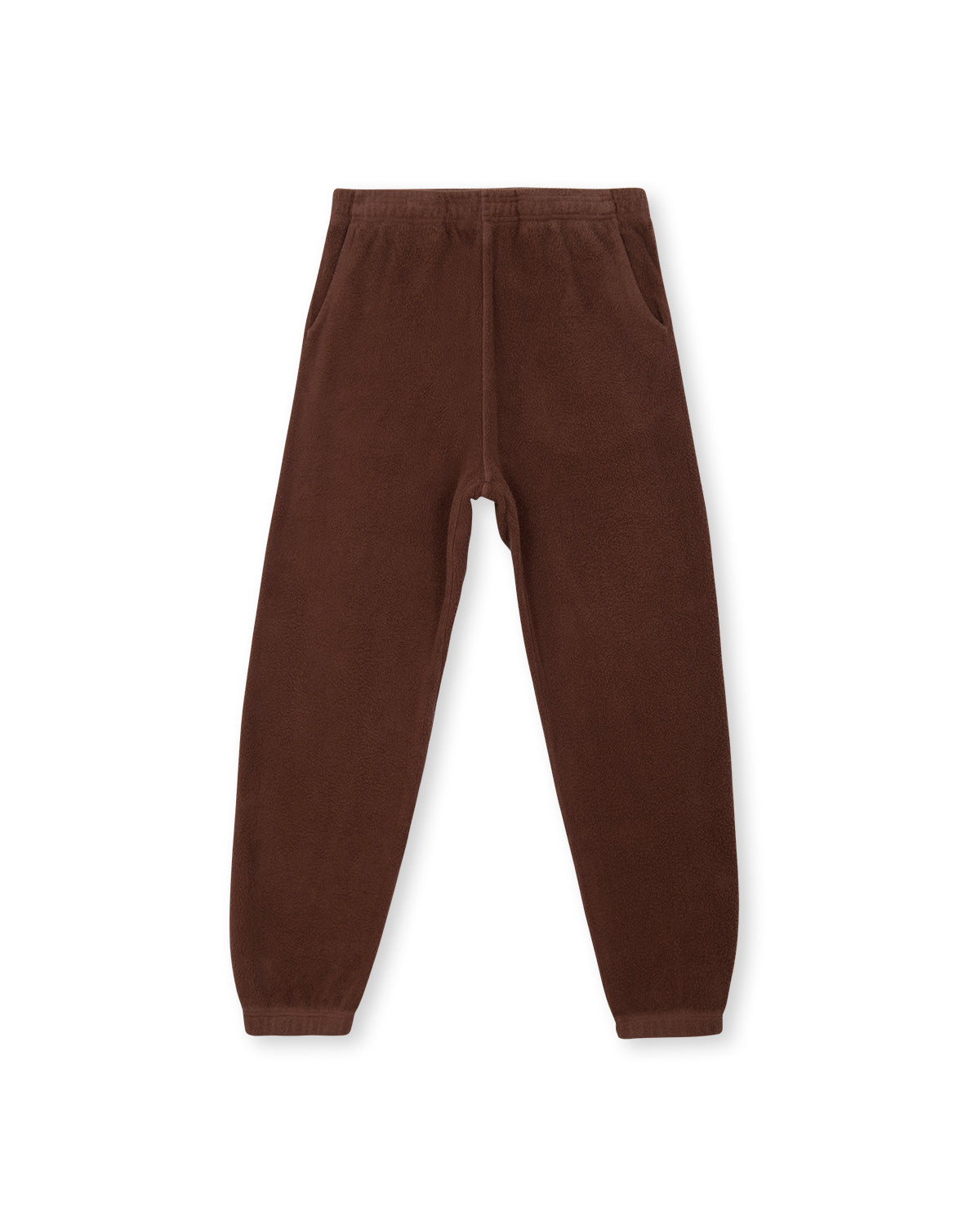 Reverse Fleece Sweatpant W/ PVC - Chocolate 1