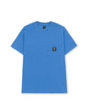 Waffle Knit Mockneck Pocket Shirt W/ PVS - Light Blue