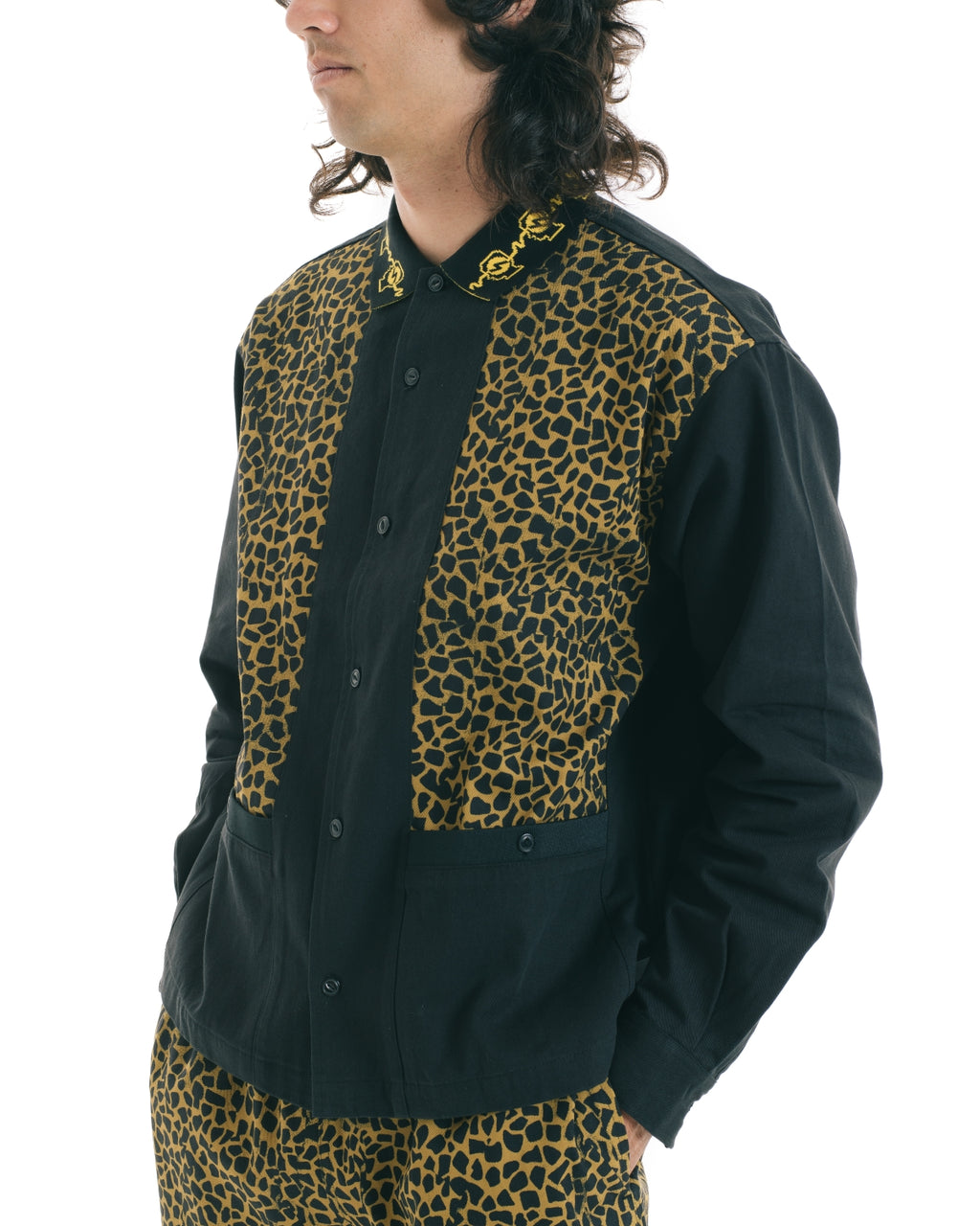 Cheetah Cabana Shirt - Leopard / Black 6