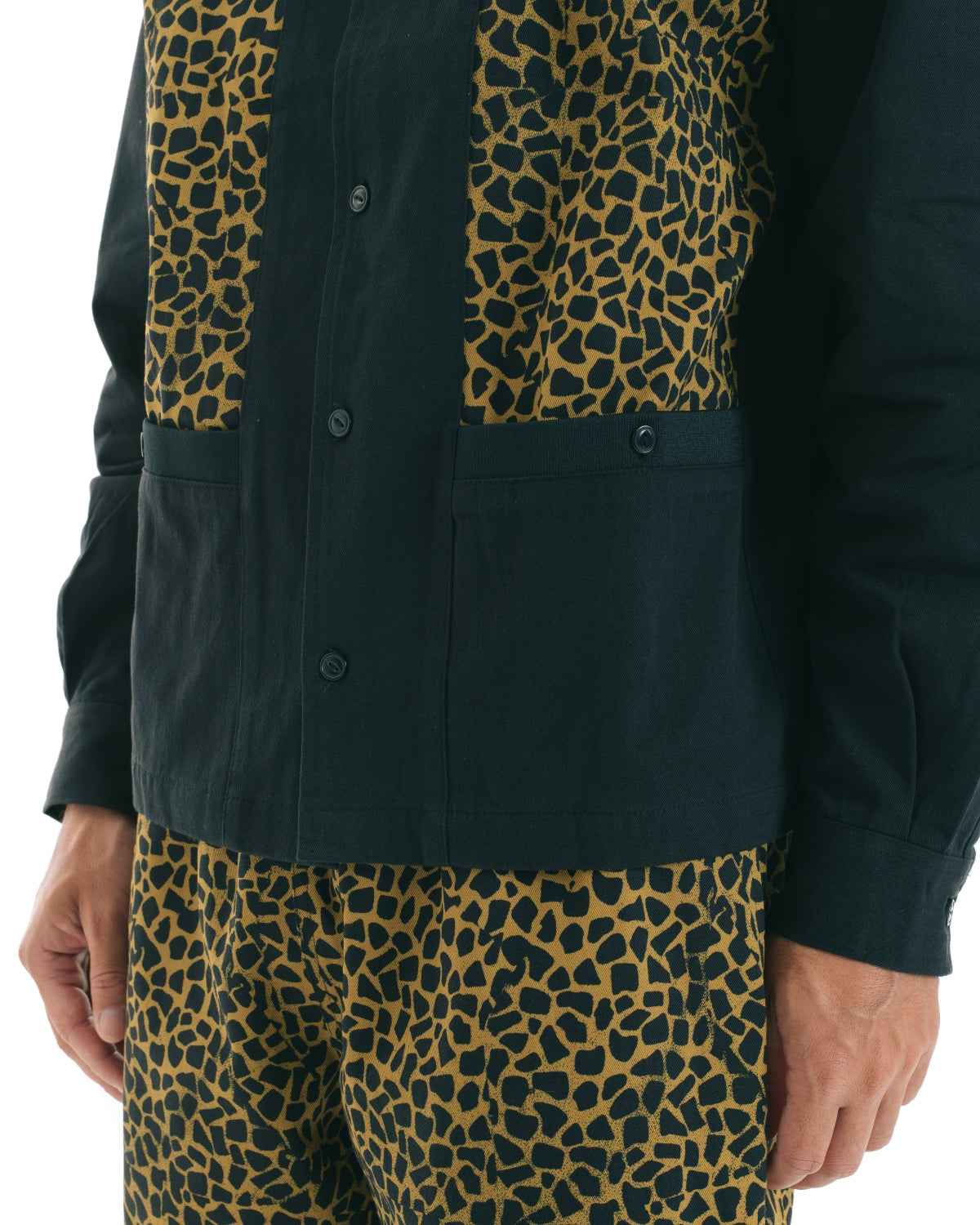 Cheetah Cabana Shirt - Leopard / Black