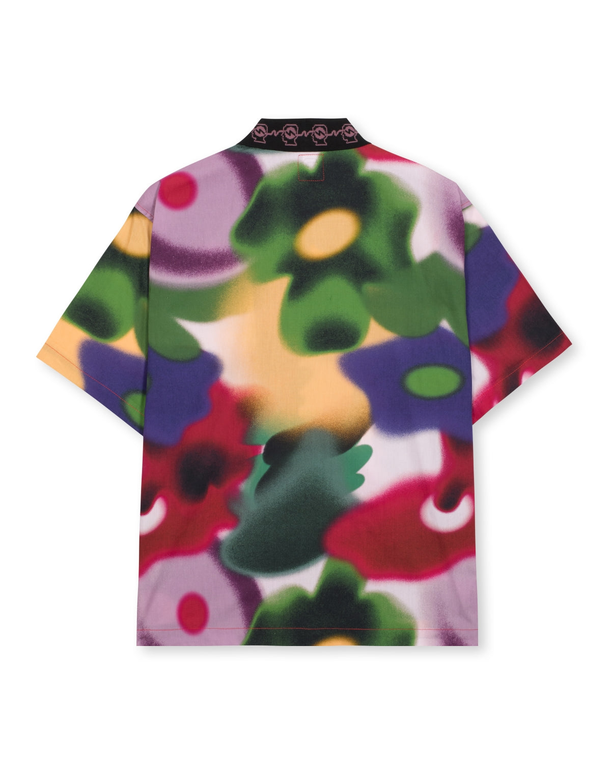 Button Down Short Sleeve Shirt - Floral Watercolor – Brain Dead