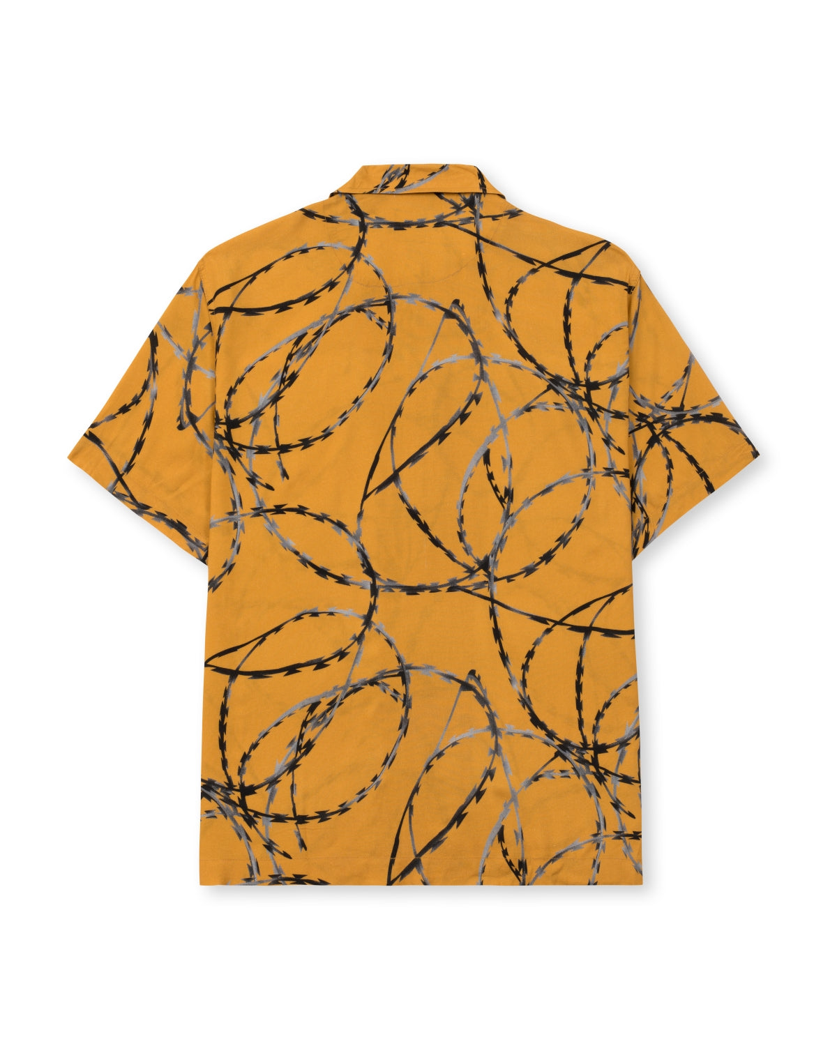Razorwire Rayon Shirt - Orange 2