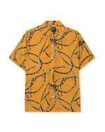Razorwire Rayon Shirt - Orange 1