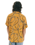 Razorwire Rayon Shirt - Orange 5