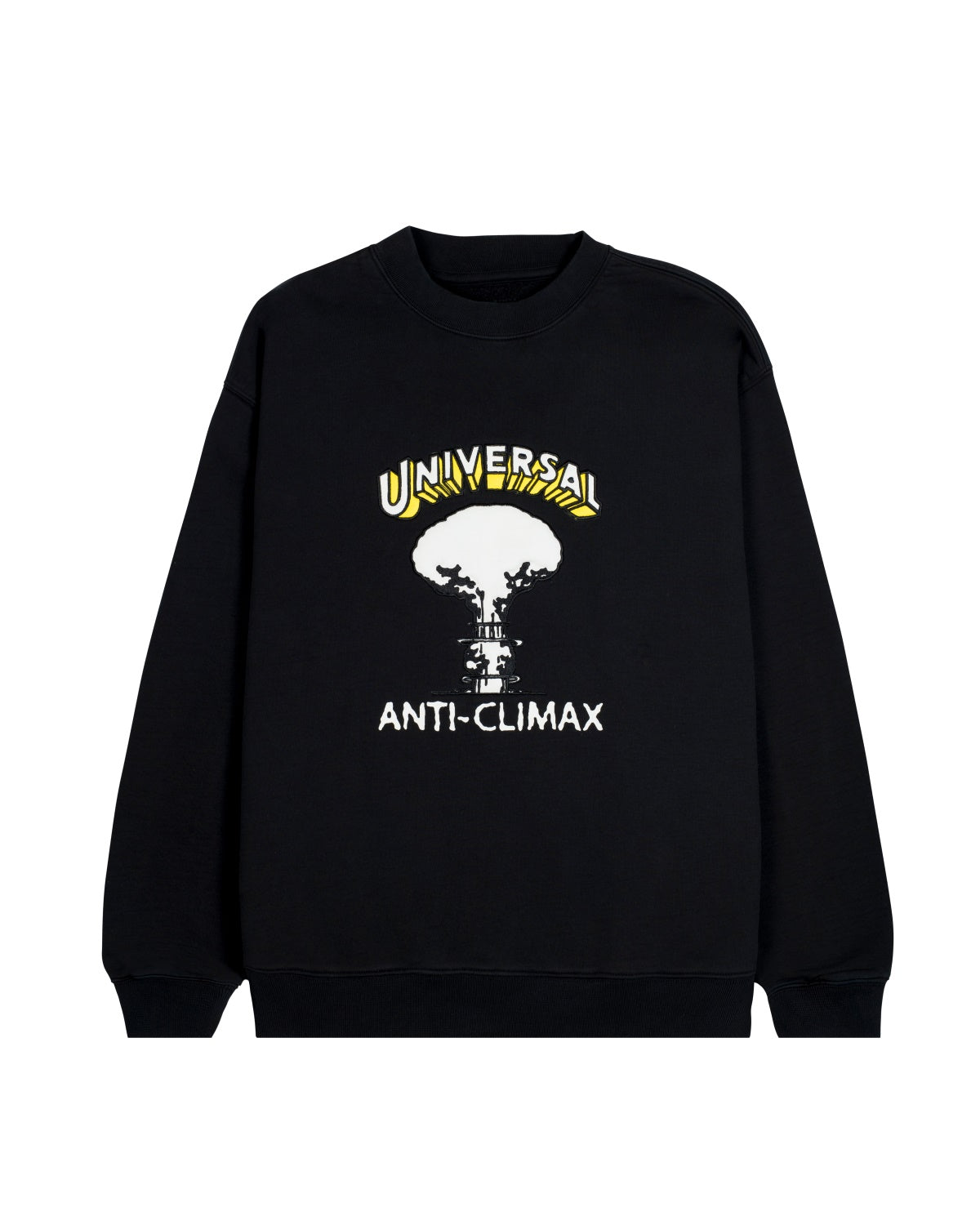 Universal Anti-Climax Crewneck Sweatshirt - Washed Black 1