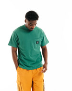 Heavyweight Jersey Mockneck Pocket Shirt W/ PVC - Green 4