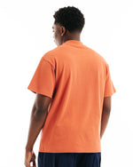 Heavyweight Jersey Mockneck Pocket Shirt W/ PVC - Orange 5