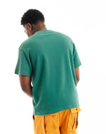 Waffle Knit Mockneck Pocket Shirt W/ PVC - Emerald 6