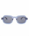 Newman Post Modern Primitive Eye Protection Sunglasses - Deep Sea/Grey