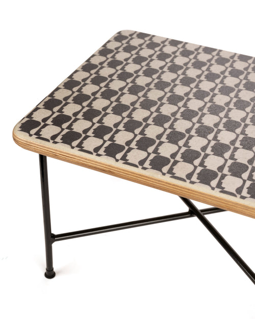 Brain Dead x Modernica Checkered Logo Head Case Study® Furniture Table - Black 2