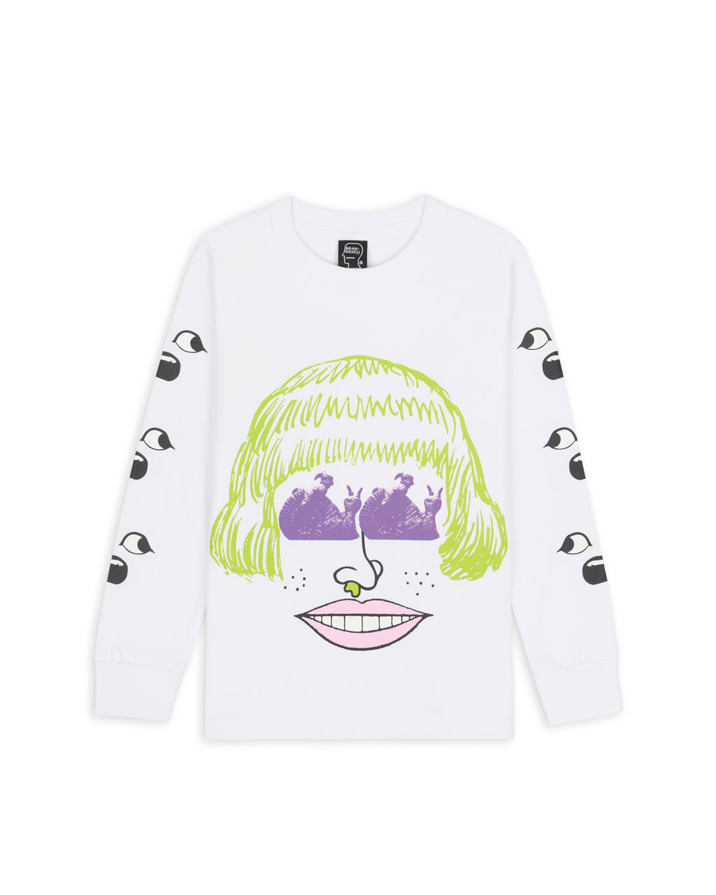 Snails And Snot Kids Long Sleeve - White