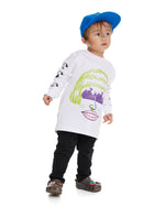 Snails And Snot Kids Long Sleeve - White 4