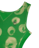 Sponge Dye Bodysuit - Green 3