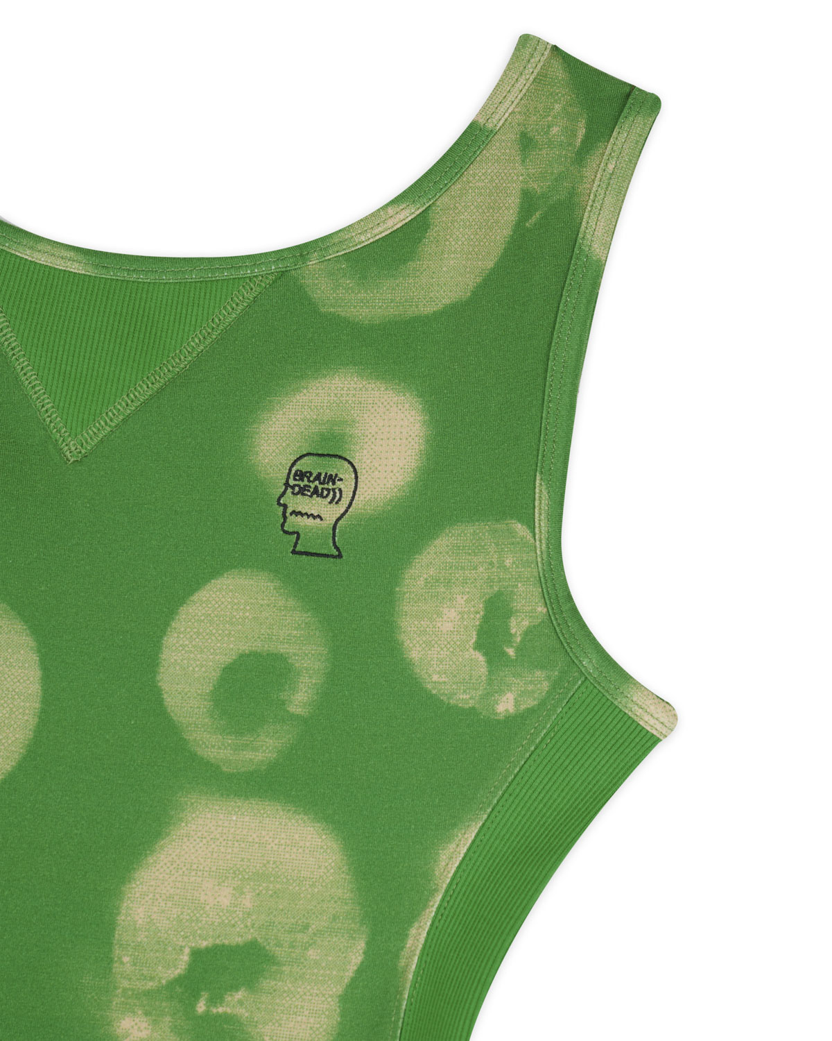 Sponge Dye Bodysuit - Green 3
