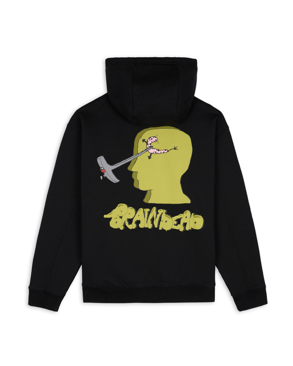 Stoned Head Zip Hooded Sweatshirt - Black 2