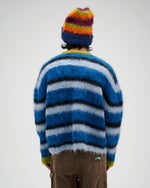 Stripe Boxy Knit Sweater - Blue Multi 6