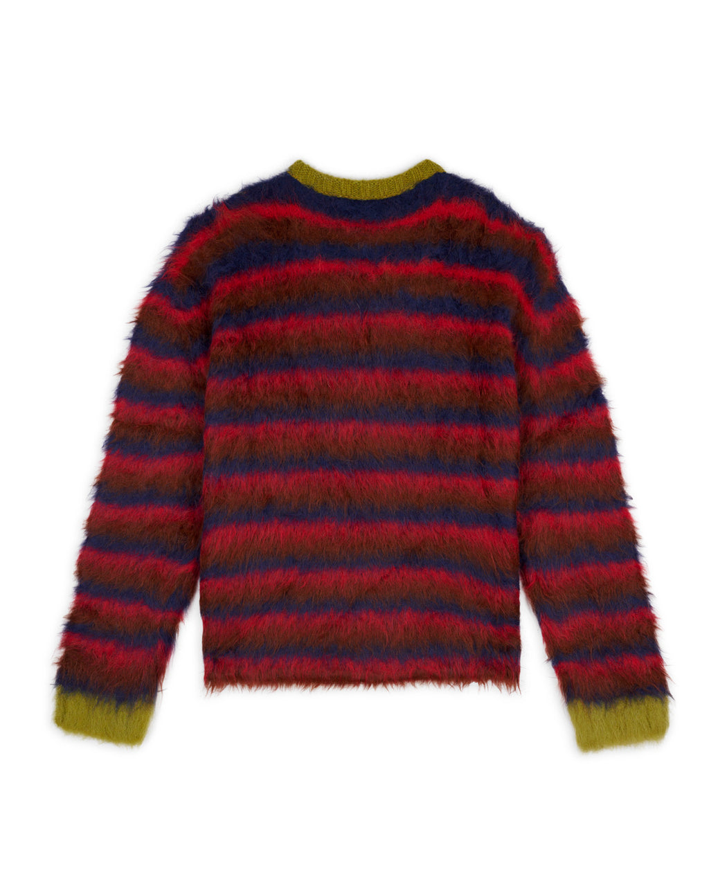 Stripe Boxy Knit Sweater - Brown Multi 2