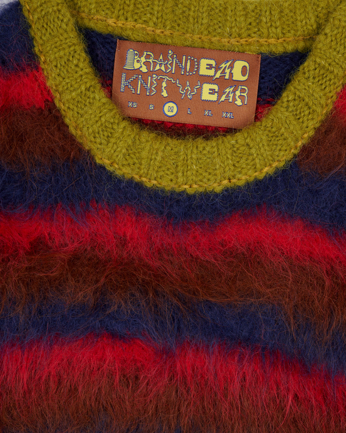 Stripe Boxy Knit Sweater - Brown Multi 3