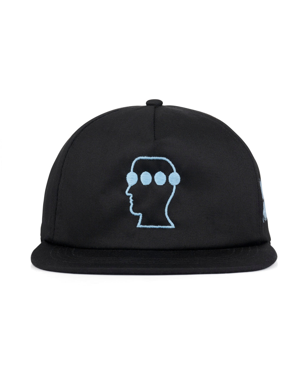 Brain Dead x Them Skates Logo Head Dots Hat - Black