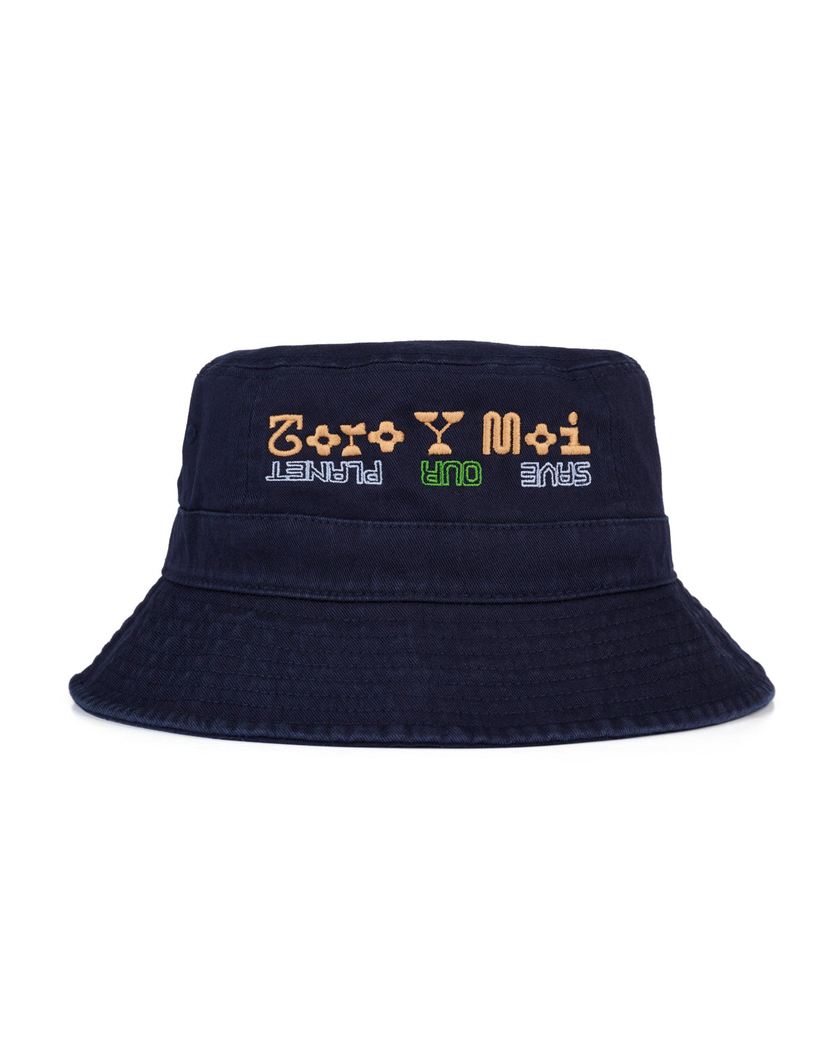 Brain Dead x Toro y Moi Save Our Planet Bucket Hat - Navy