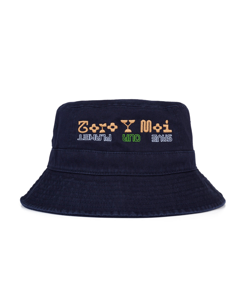 Brain Dead x Toro y Moi Save Our Planet Bucket Hat - Navy 1