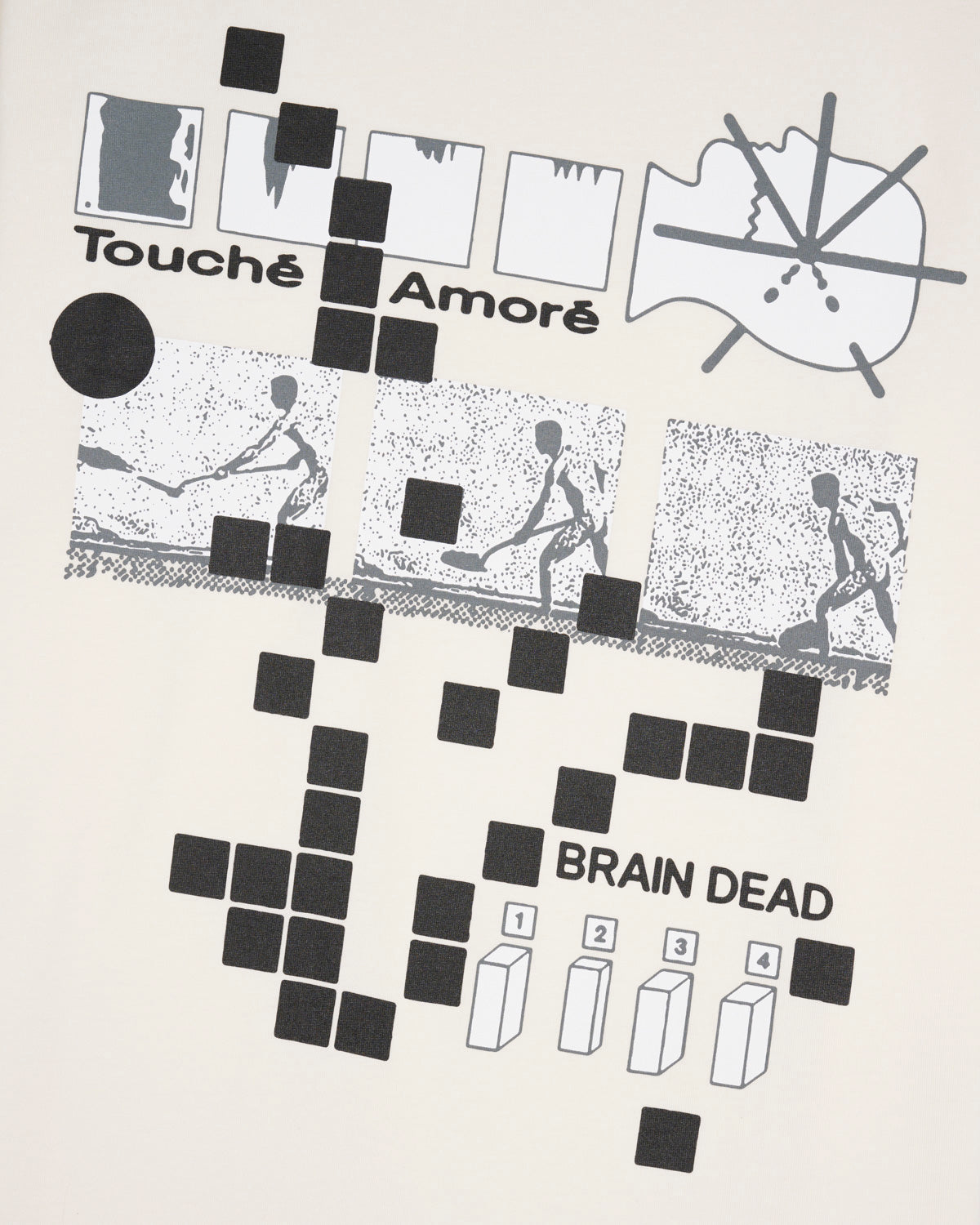 Brain Dead x Touché Amoré T-shirt - Natural 3