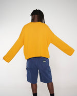Tough Luck Oversized Boxy Sweater - Mustard 7