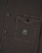 Waffle Button Front Shirt - Charcoal 3