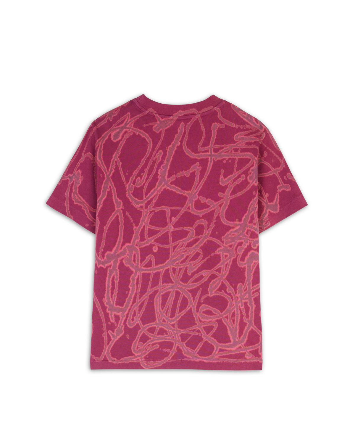 Barbed Wire Baby Tee - Burgundy 2