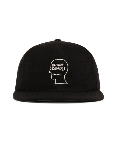 Wool Logohead Hat - Black – Brain Dead