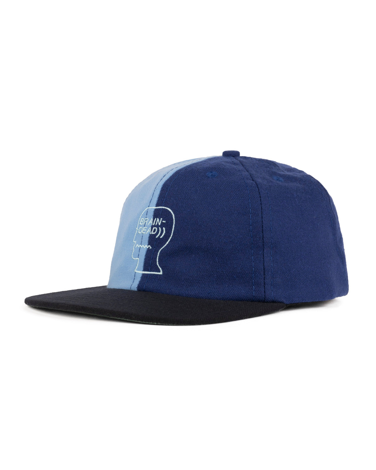 Wool Logohead Split Hat - Blue 3