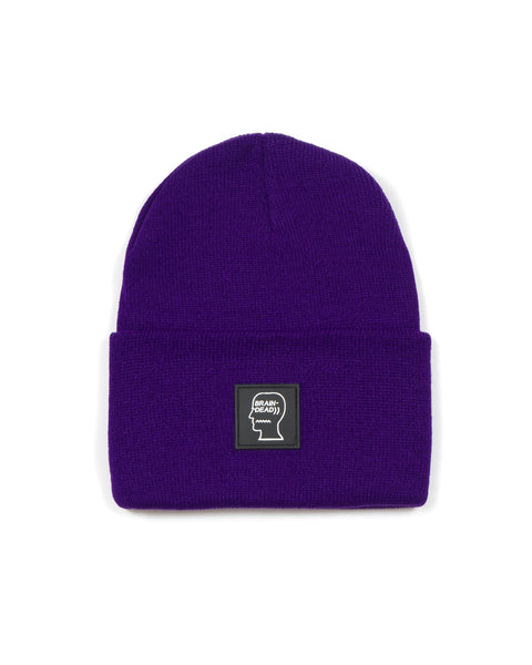 purple brand beanie
