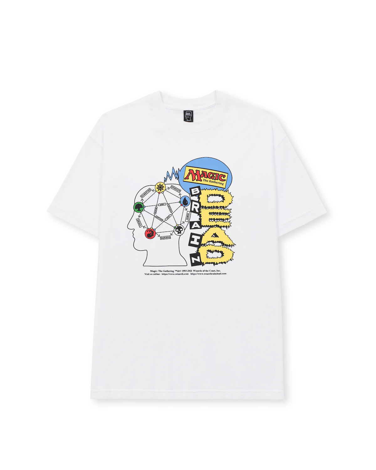 Brain Dead x Magic: The Gathering Common Archetypes T-Shirt - White