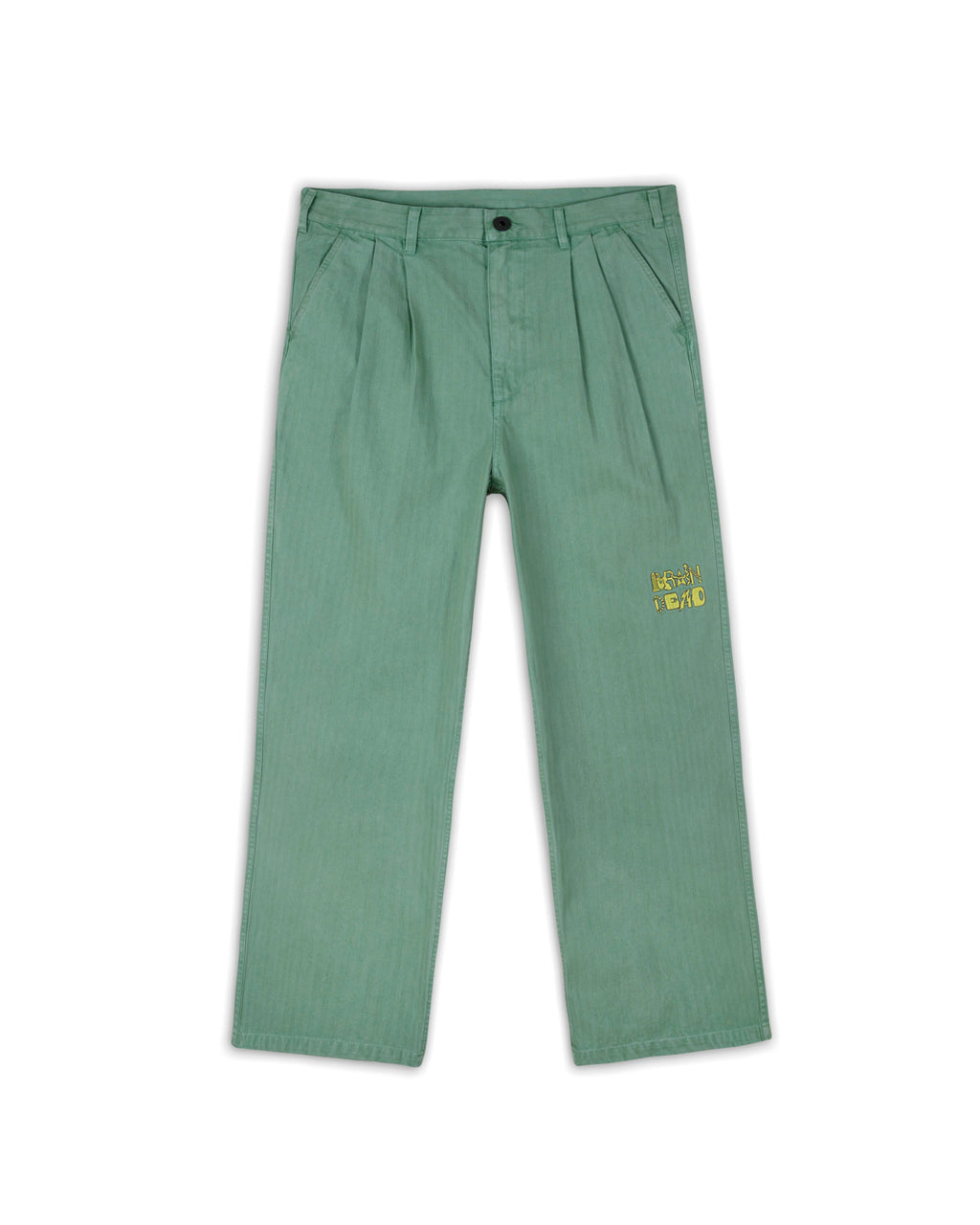 Connections Herringbone Pant - Putty 1