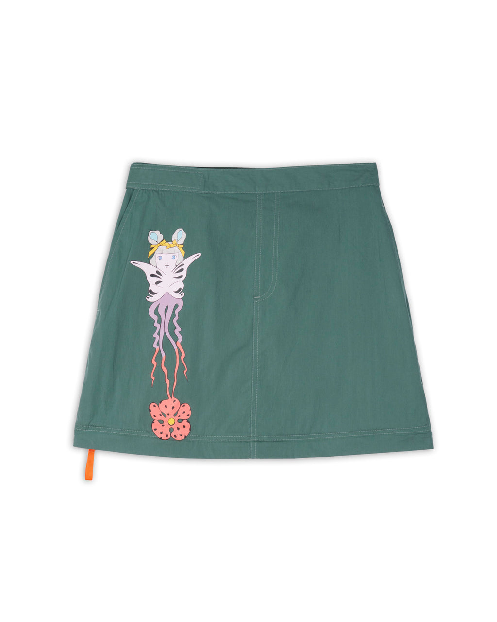 Gaspar Convertible Skirt - Forest Green 3
