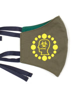 Embroidered Face Protection Garment - Green 3