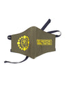 Embroidered Face Protection Garment - Green