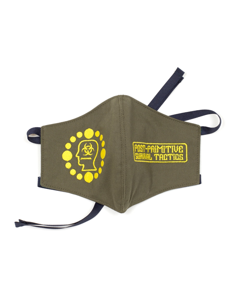 Embroidered Face Protection Garment - Green
