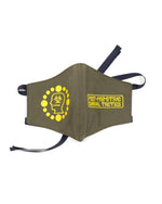 Embroidered Face Protection Garment - Green 1
