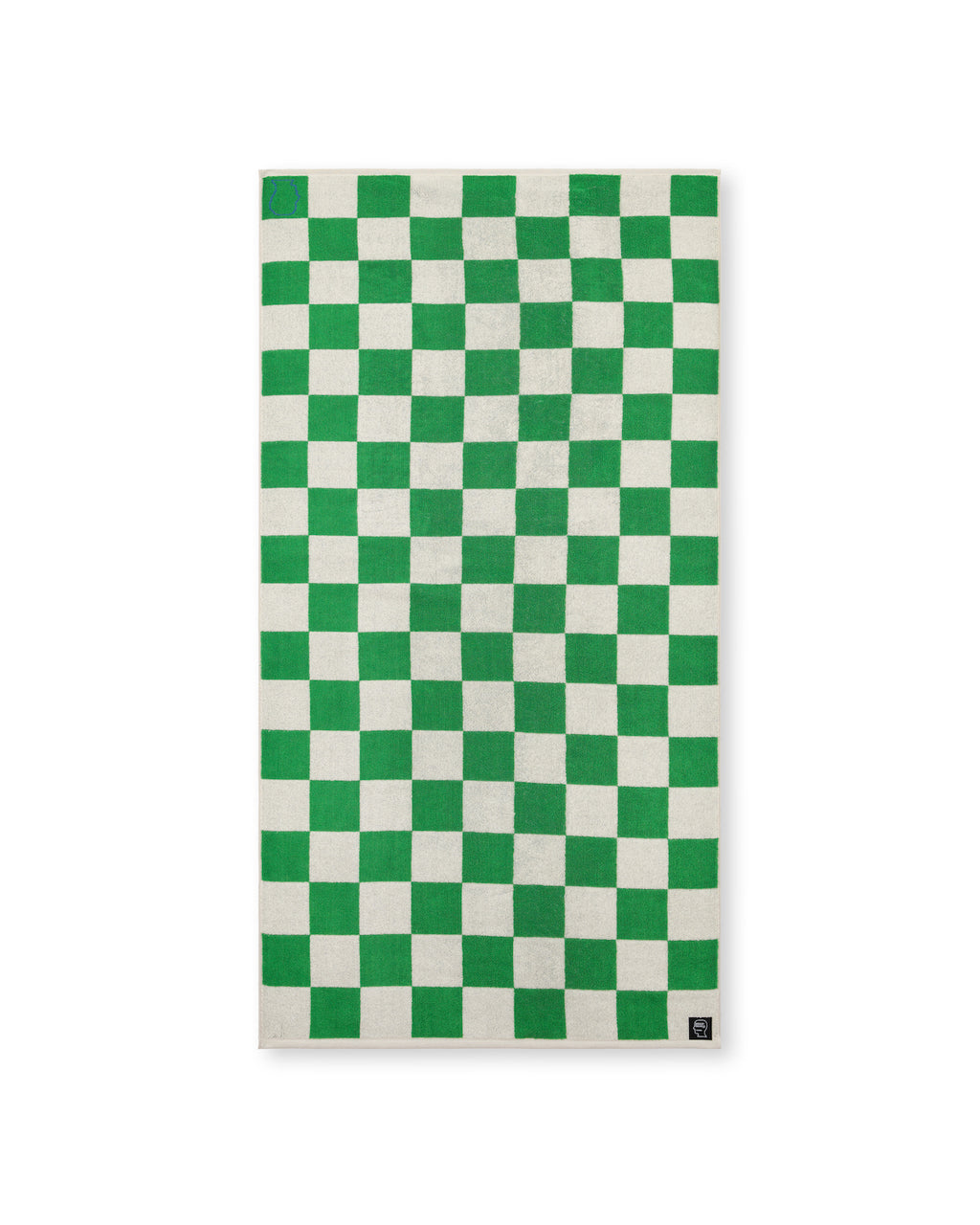 Checkered Beach Towel - Green