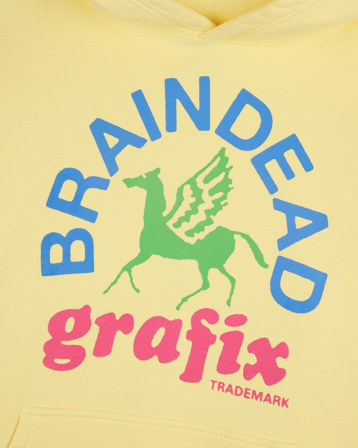 Grafix Hoodie - Lemon – Brain Dead