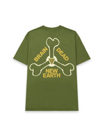 Brain Dead X Gramicci New Earth T-Shirt - Olive 2