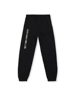 Heavyweight Embroidered Sweatpants - Black 1