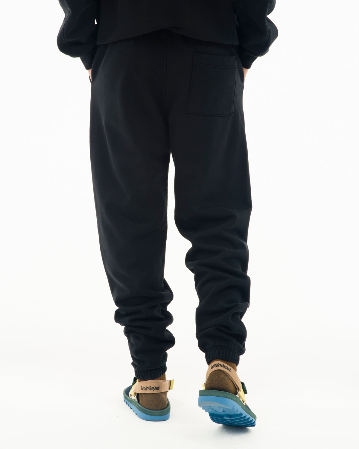 Heavyweight Embroidered Sweatpants - Black 7