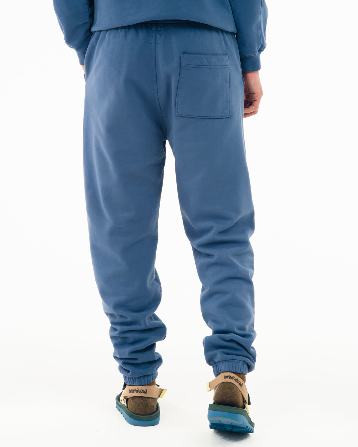 Heavyweight Embroidered Sweatpants - Blue 7