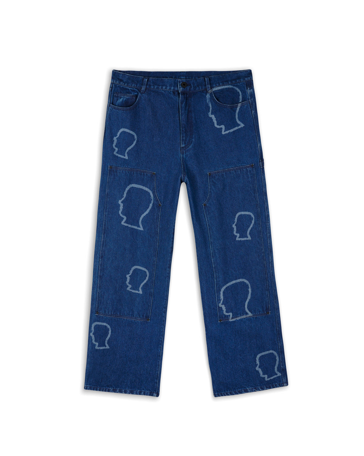 Distorted Damier Denim Pants - Men - Ready-to-Wear