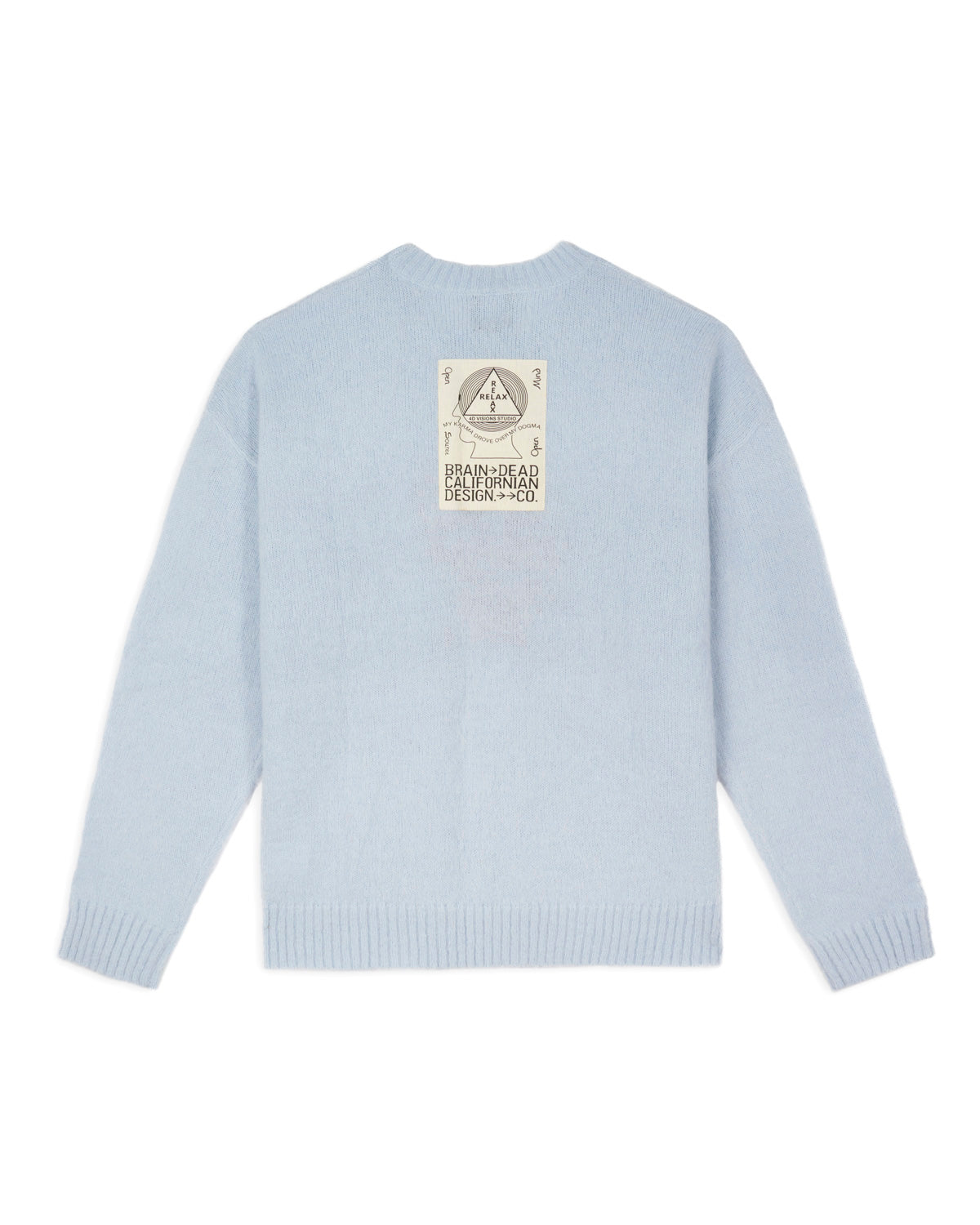 Superfuzz Logohead Crewneck Sweater - Sky Blue