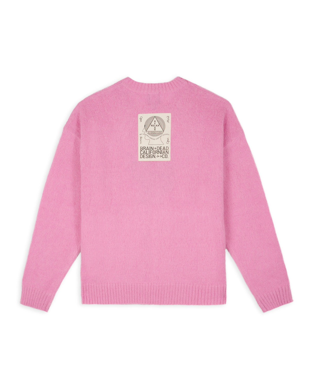 Superfuzz Logohead Crewneck Sweater - Fuchsia